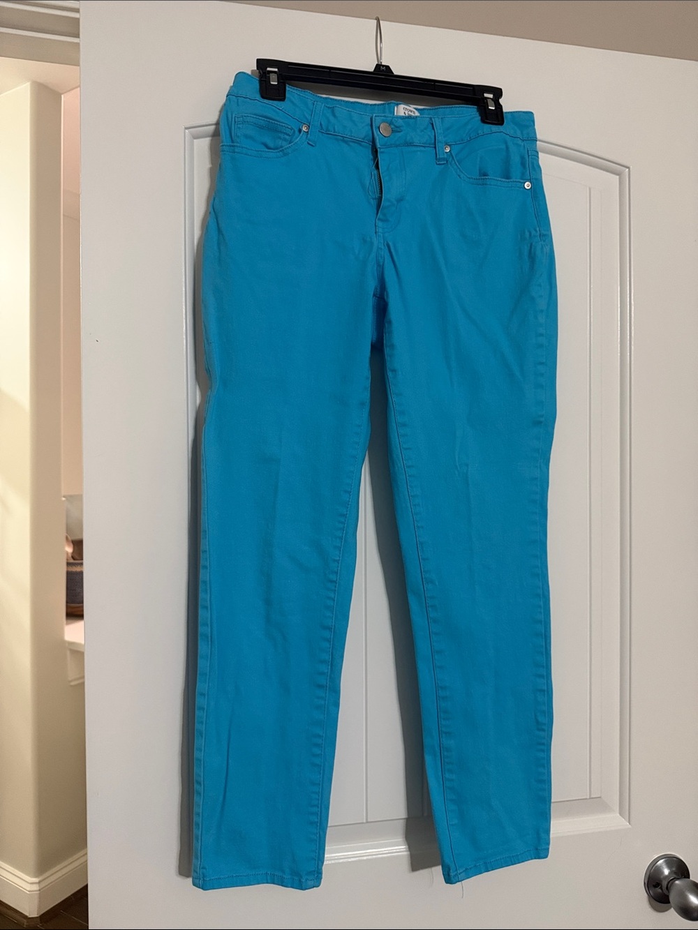 crown & ivy Bright blue Straight-Leg Women's Jeans